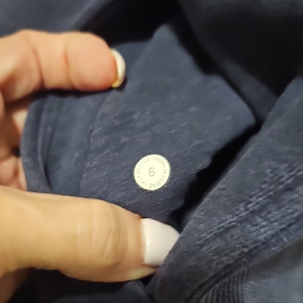 lululemon athletica Deep Blue Zip-Up Hoodie Waste Length - Picture 5 of 7